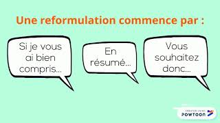 La Reformulation Des Besoins