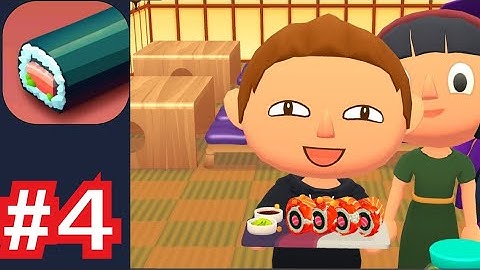 Sushi Roll 3D Cooking ASMR - Gameplay Walkthrough Part 4 Best shushi game (iOS, Android)