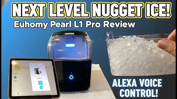 Euhomy Pearl L1 Pro Tested: Alexa Controlled Nugget Ice Maker ⭐ Gadgetify