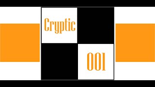 How to do a Cryptic Crossword 001