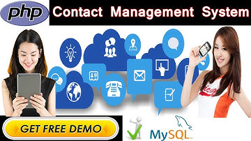 Online Contact Information Management System Project in PHP | MYSQLI | HTML- College Projects for CS