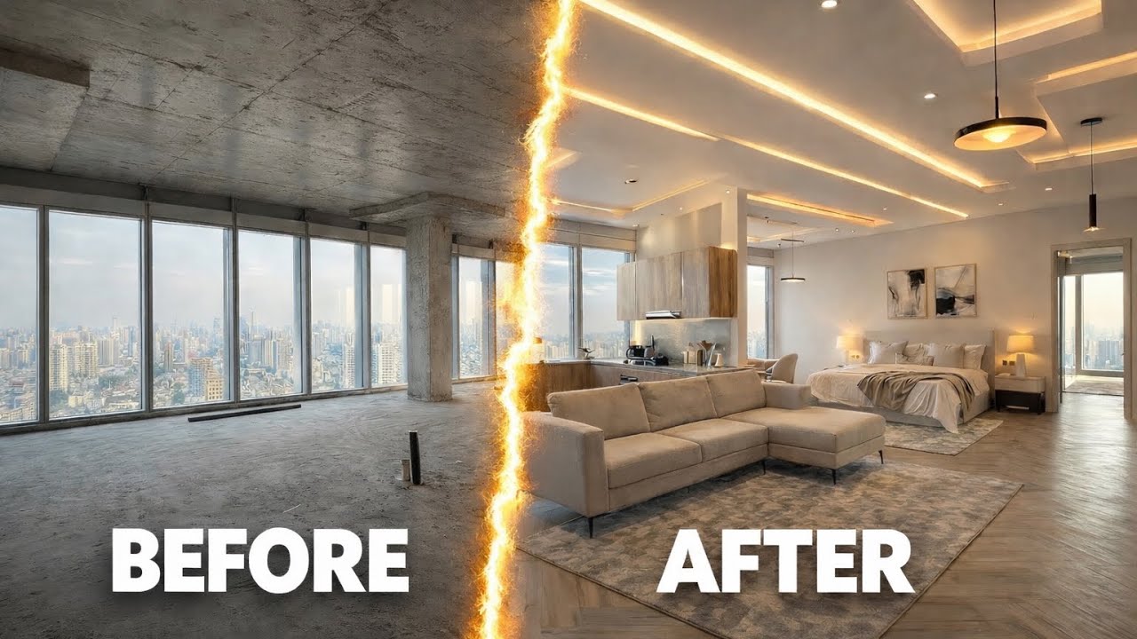 Penthouse Renovation — Before & After Will Shock You - YouTube