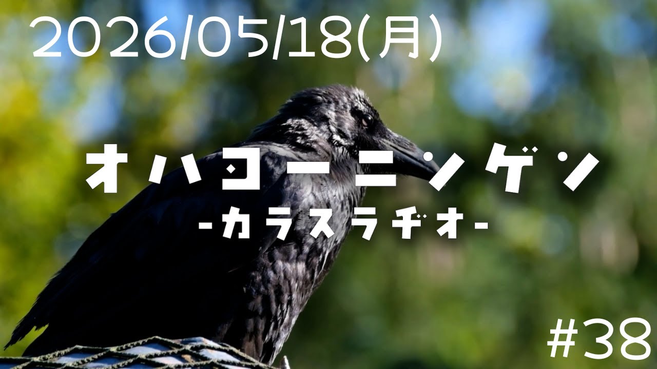【2026/05/18(月)】 オハヨーニンゲン -カラスラヂオ- #38