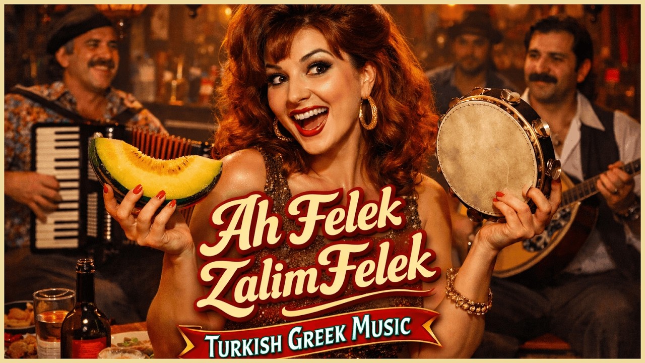 AH FELEK ZALİM FELEK – Coşkulu 70’ler Taverna Yorumu | Turkish Greek Tavern Music