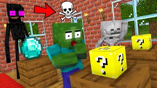 Monster School : OPEN LUCKY BLOCK FUNNY CHALLENGE - Minecraft Animation