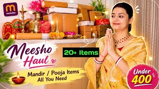 Meesho Home and Mandir Items🛕Meesho Pooja Items🙏Pure Brass Products under Budget😍Meesho Haul Today🚨