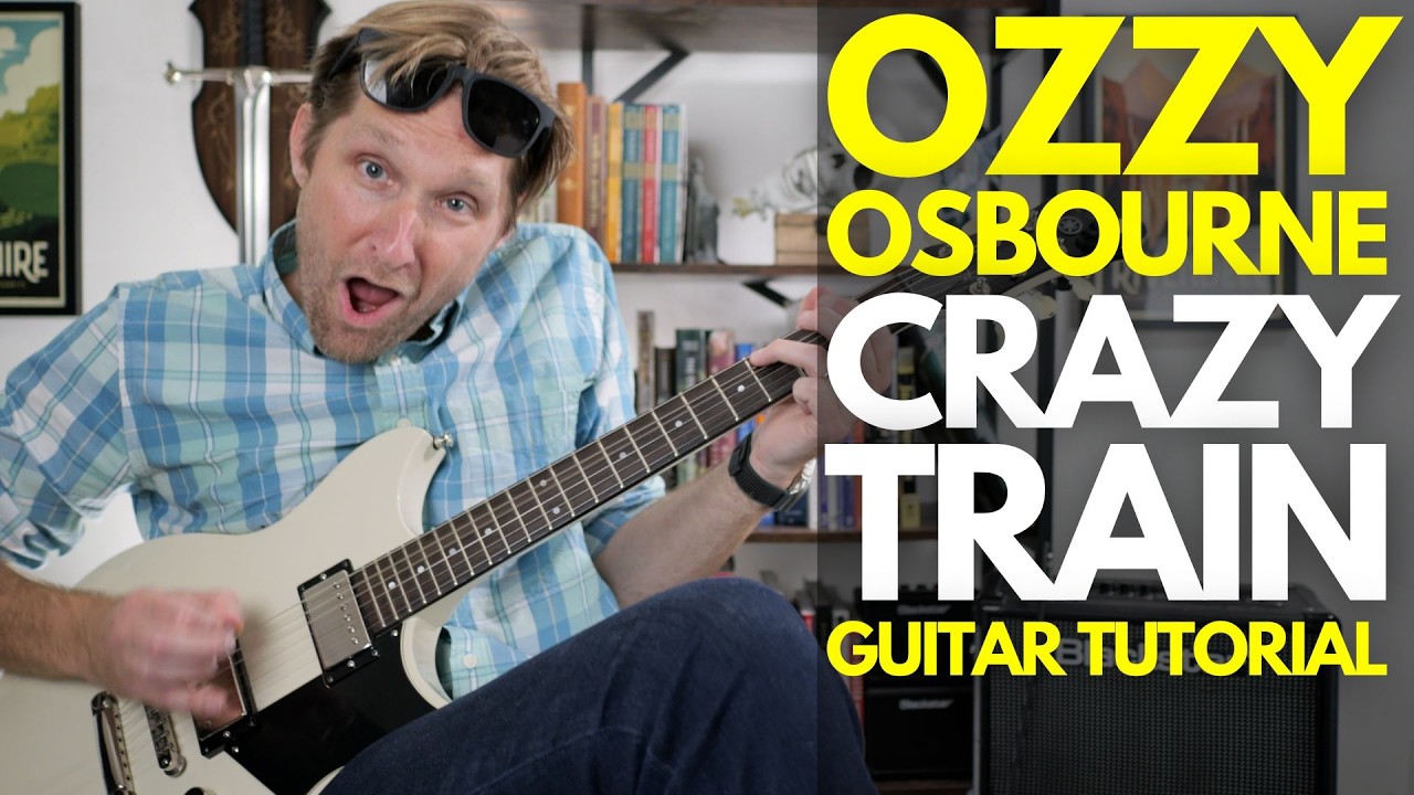 Crazy Train by Ozzy Osbourne Guitar Tutorial - Guitar Lessons with Stuart!