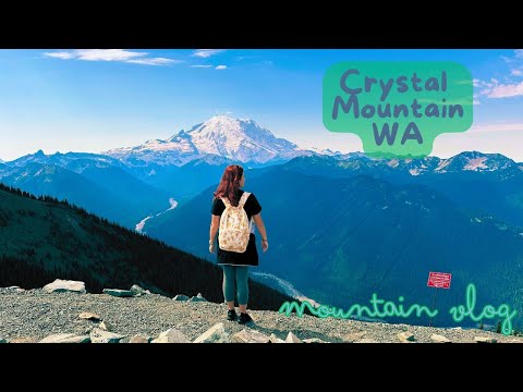 Summer Mt. Rainier Gondola Ride. Crystal Mountain resort