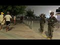 Nighttime scenes in Spain's Ceuta following migrant surge | AFP