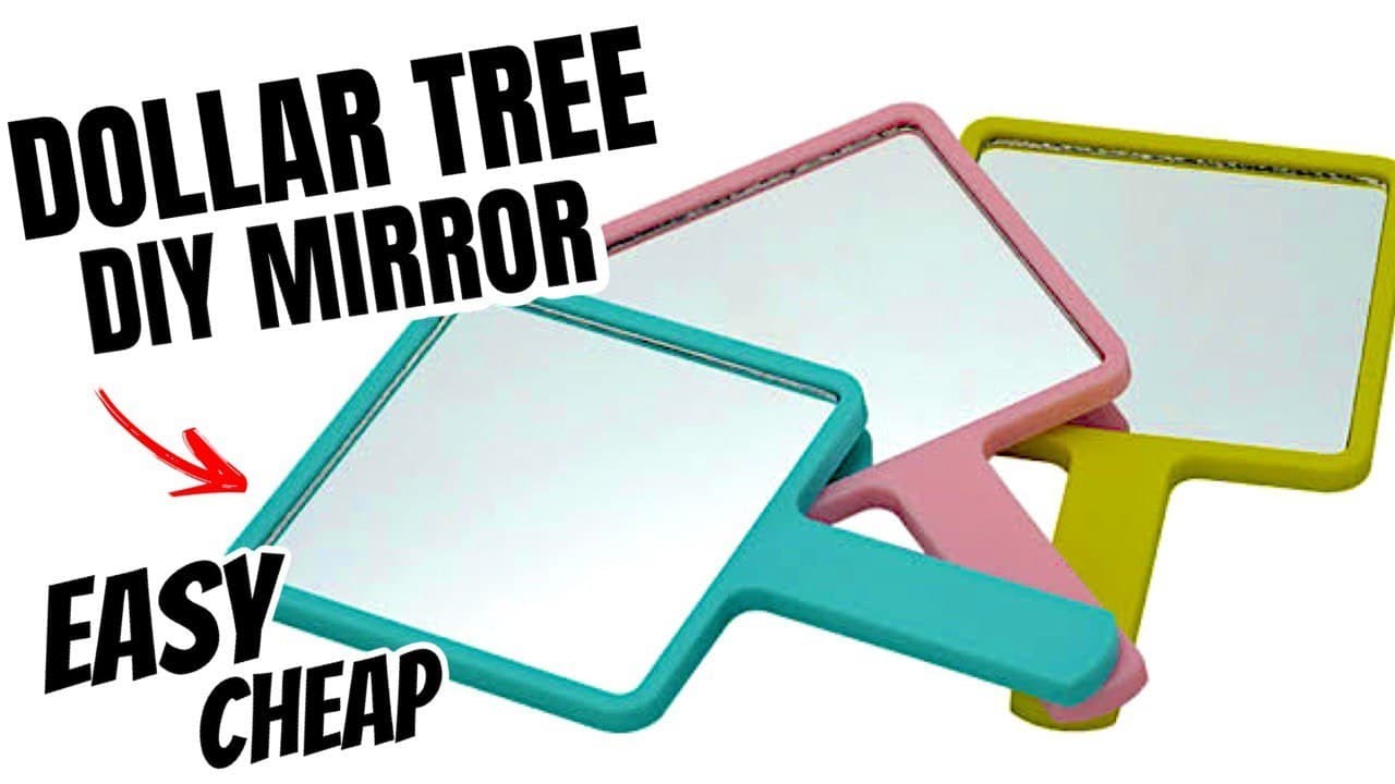 DIY Home Decor Ideas Dollar Tree DIY Mirror Decor YouTube