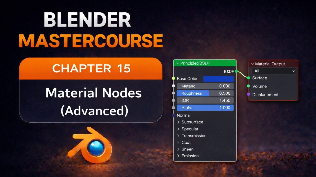 BLENDER MASTERCOURSE: Chapter-15: Node Components (Advanced) - YouTube