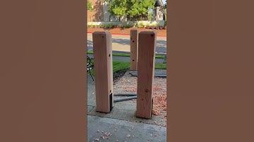 How To Finish Installing 8x8 Patio Posts With Galvanized Tubing Through Them And Replace