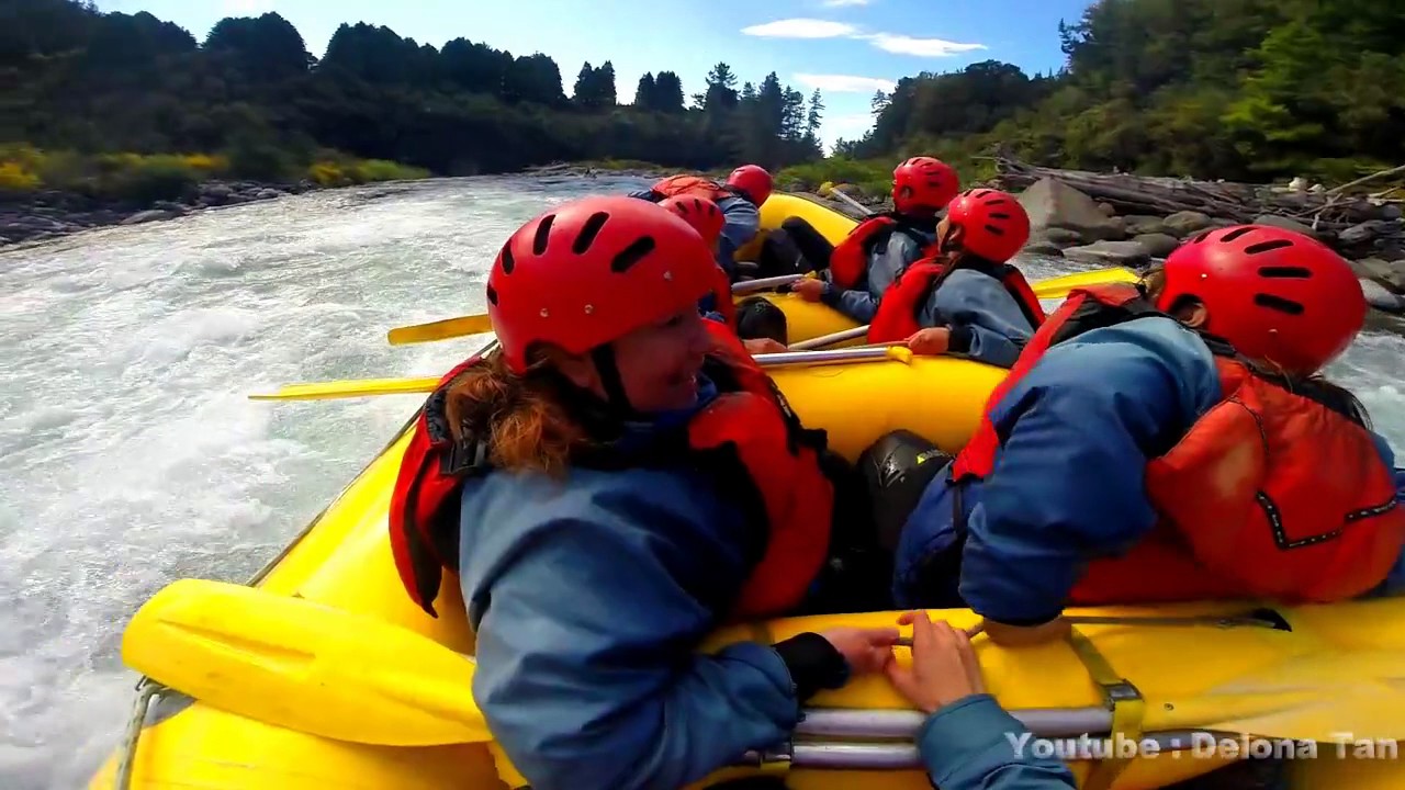 Tongariro White River Rafting New Zealand - Delona Tan - YouTube