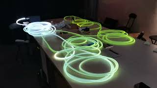 side glow fiber optic light effect with 60W light engine