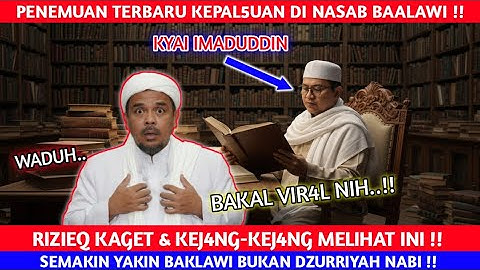 RIZIEQ P4NIK‼️DE NIEUWSTE ONTDEKKING IN NASAB BAALAWI DIE ZE EIKEL MAAKT!!