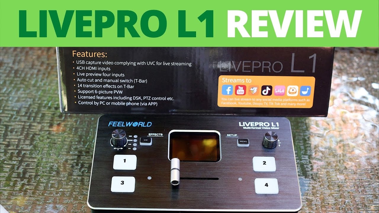 Feelworld Live Pro L1 Review - want to Livestream?