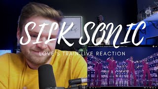 SILK SONIC - LOVE'S TRAIN LIVE - REACTION