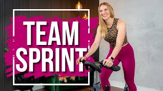 20 min. TEAM SPRINT Indoor Cycling Workout