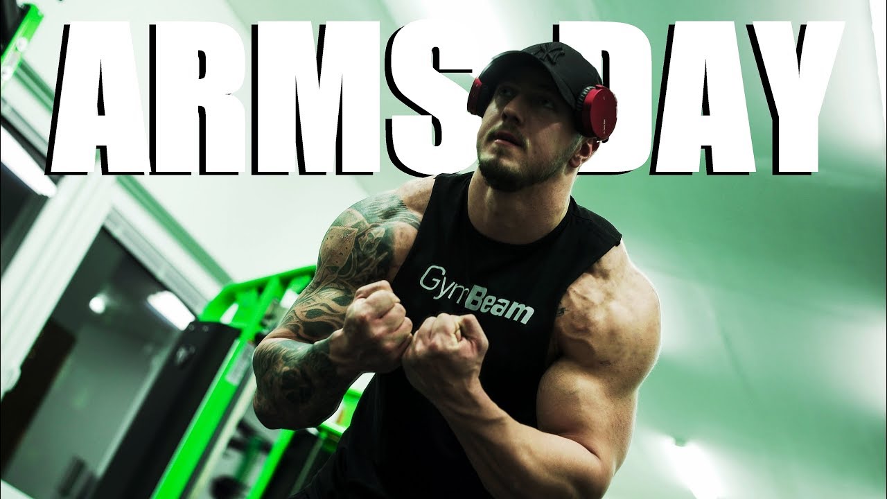 ARMS DAY | BICEPS + TRICEPS | Větší ruce