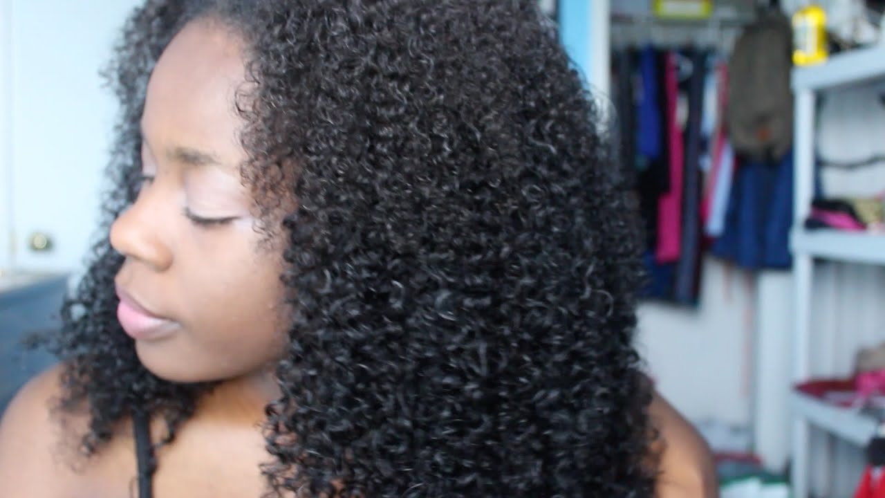 How to Define Curls on Extremely Curly Hair/Weave ...