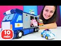 Robocar Poli oyuncakları ile eğlenceli oyunlar! Çocuk videosu