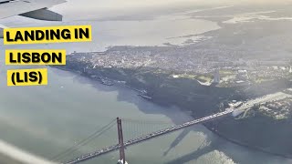 Approach and Landing in Lisbon, Portugal (LIS)