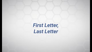 First Letter, Last Letter screenshot 5