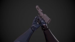 Desert Eagle Game Ready Animations