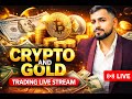 BTC &amp; GOLD Live Scalping Trading #livetrading #btc #trading