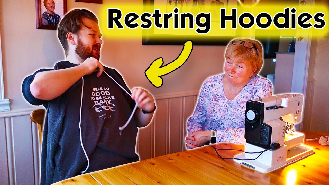 2 Minute Life Hack – Restring Your Hoodie! 