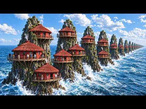 As Casas Construídas Sobre a Água Que Fazem Você Duvidar do Que Vê | Viagem 4K