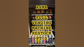 ASMR Full Vending Machine Restock PT.2 🍿