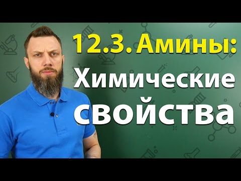 12.3. Амины: Химические свойства. ЕГЭ по химии