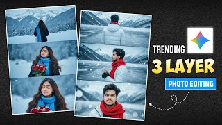 Instagram Trending Ai Snowfall Photo Editing Prompts | 3 Layer Google Gemini Photo Editing Tutorial screenshot 5