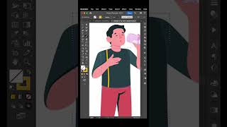 Tutorial for how to draw inside the shape. ...#illustrator #asmr #design #designer #tutorial #tricks