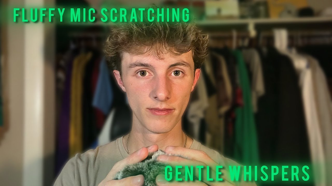 ASMR - Fluffy Mic Scratching With Gentle Whispers