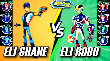 (Slugterra) Eli Stealth vs Eli Robo |Multiplayer Mode Gameplay.