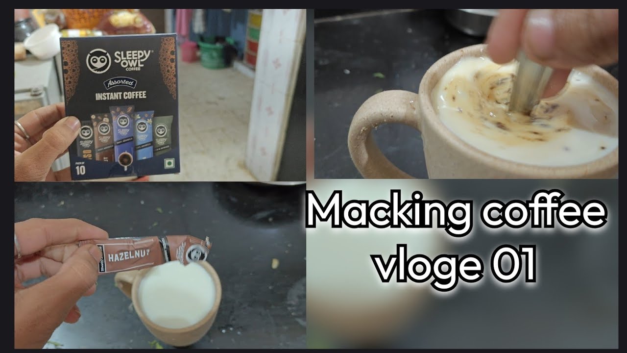 Macking coffee ☕ # viral 