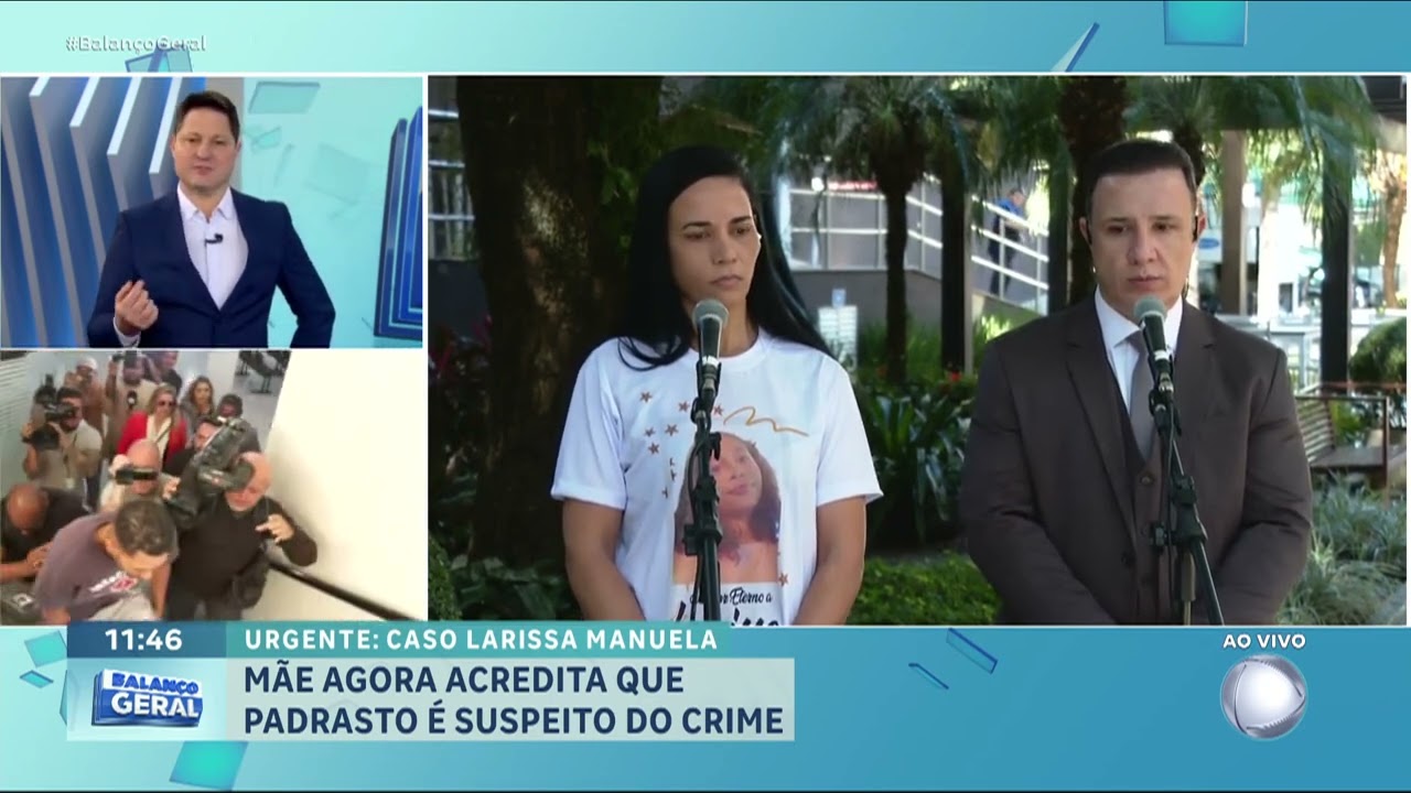 Caso Larissa Manuela: mãe dá novos detalhes e pede prisão do padrasto