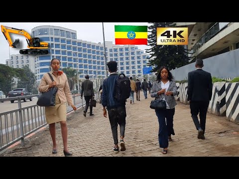 Bole Airport , 🇪🇹 Addis Ababa walking Tour 2024 , Ethiopia [4K] - YouTube