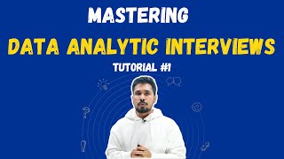 Celebrity How to Prepare for Data Analytic Interviews? | Tutorial #1 Profile