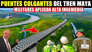 👏🏽Tramos difíciles del Tren Maya, 5,6 y 7 aplican alta ingeniería en viaductos elevados.