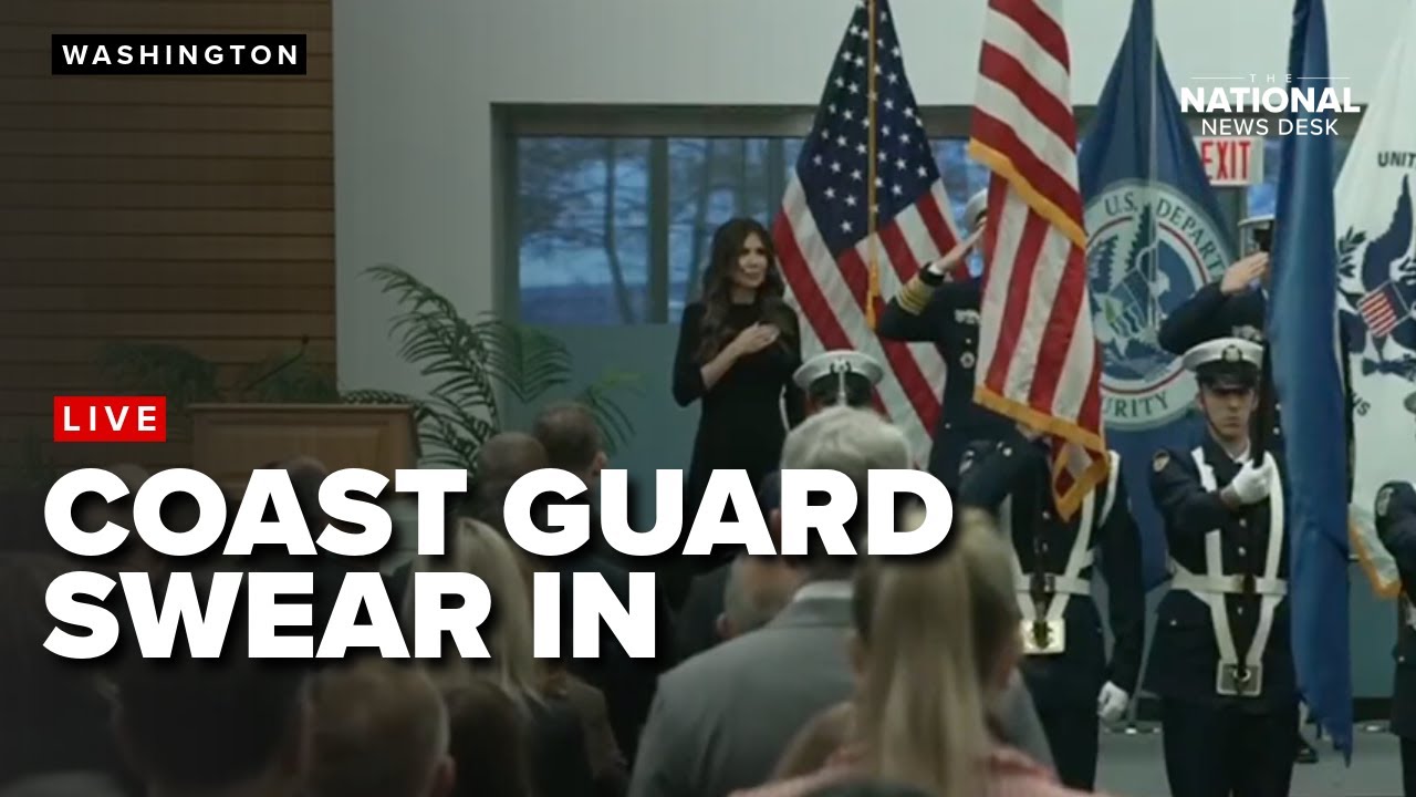 Noem swears in Coast Guard Commandant