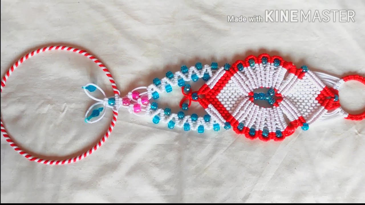 Very Beautiful Macrame Towel Hanger.. 