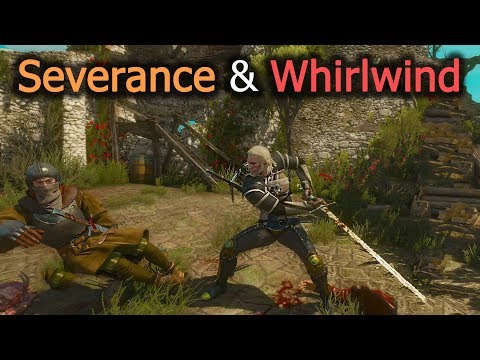 The Witcher 3  Wild Hunt: Severance & Whirlwind Kombo (en iyi yetenek/rune'lar)