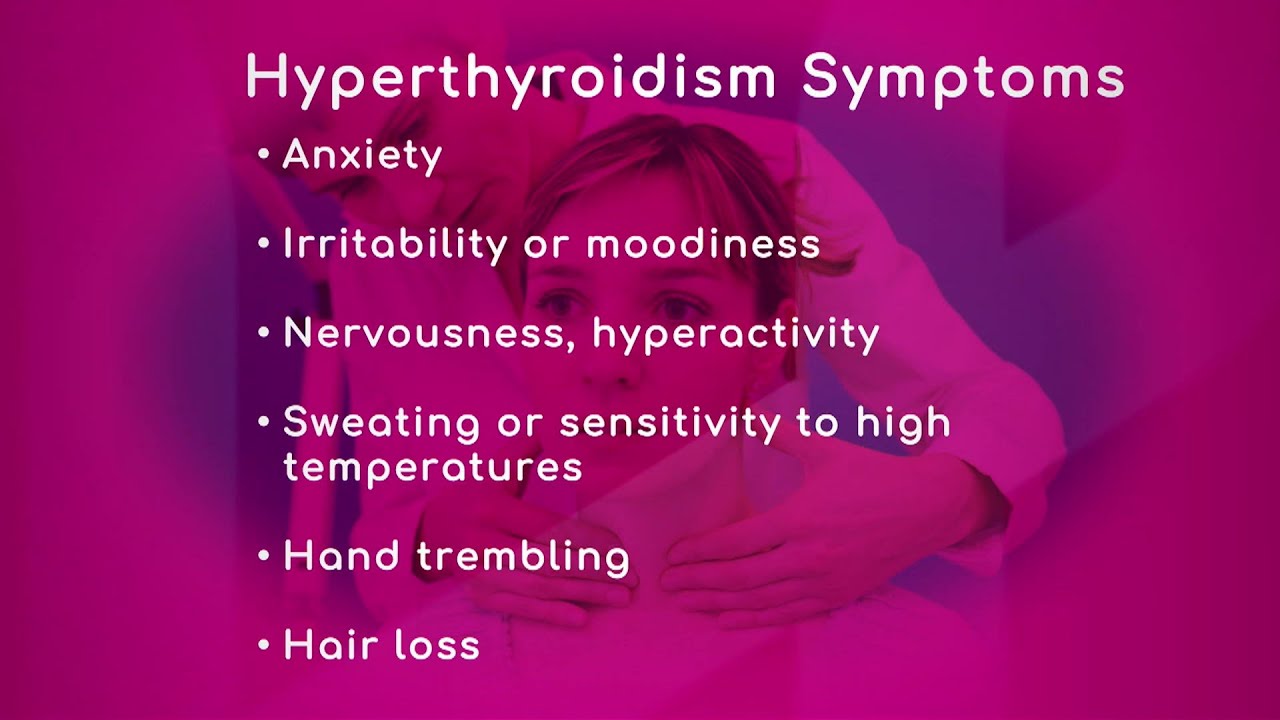 Hyperthyroidism symptoms