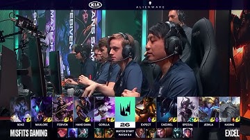 Misfits vs Excel Esports | S9 LEC Spring 2019 Week 7 Day 2 | MSF vs XL W7D2 (Highlights)