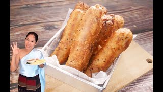 กล้วยทอดกัมพูชา สูตรกรอบอร่อย Fried Banana|Krua Maenai|ครัวแม่นาย