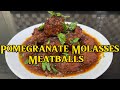 How to make pomegranate molasses meatballs beef meatballs kofta