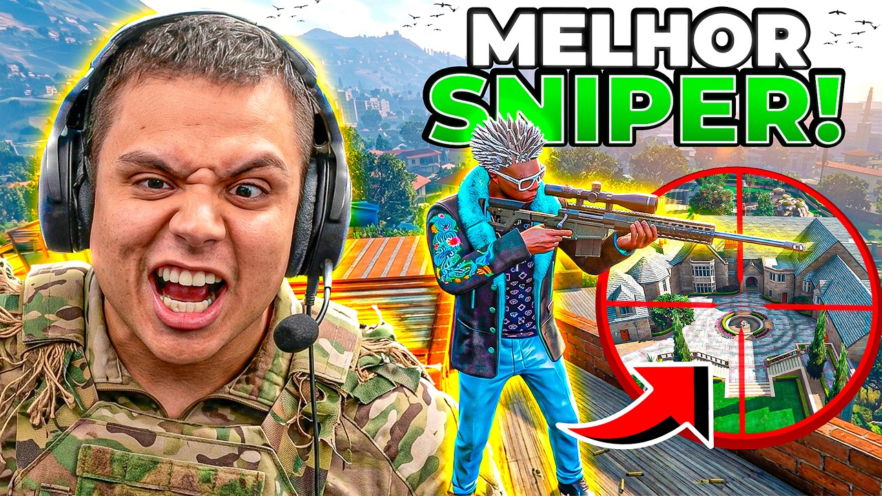 PAULINHO VIROU UM SNIPER no GTA RP 😱 (Modder Clips)